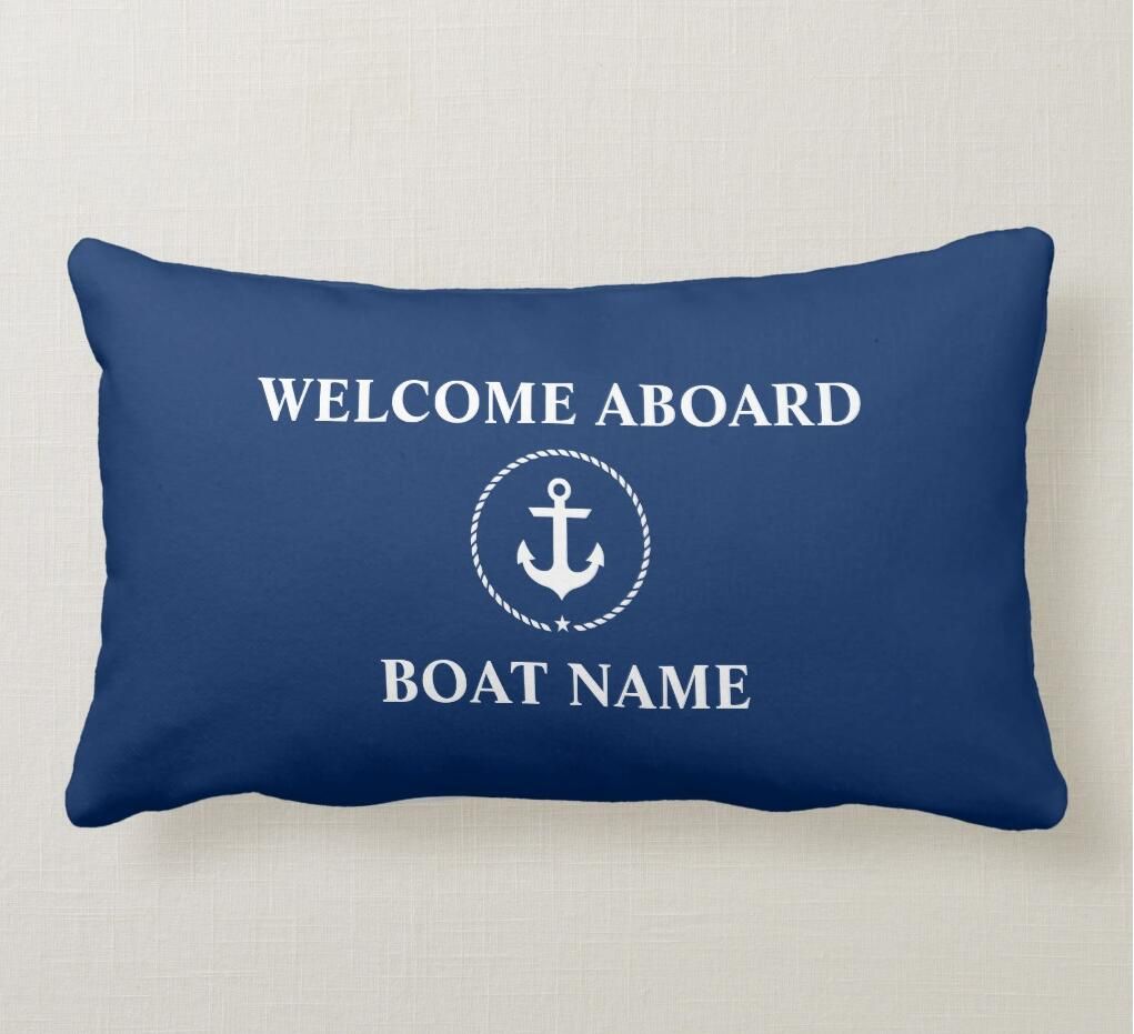 nautical lumbar pillows