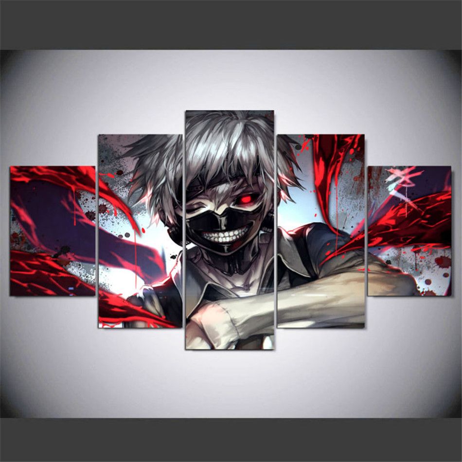 Anime boys,5 Pieces Canvas Prints Wall Art Oil Painting Home Decor /Unframed/Framed Anime boys,5 Pieces Canvas Prints Wall Art Oil Painting Home Decor /Unframed/Framed