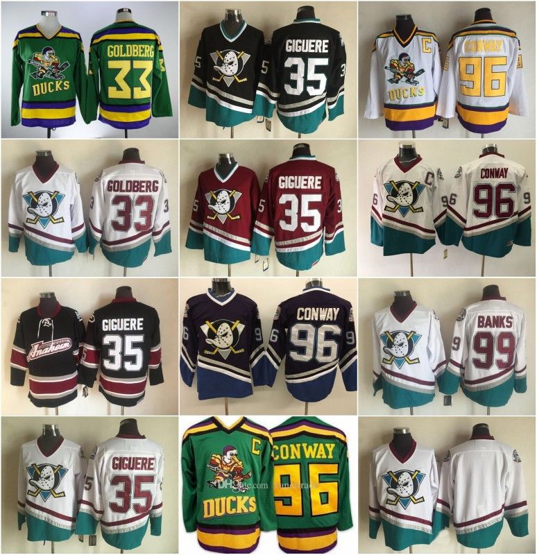 greg goldberg mighty ducks jersey