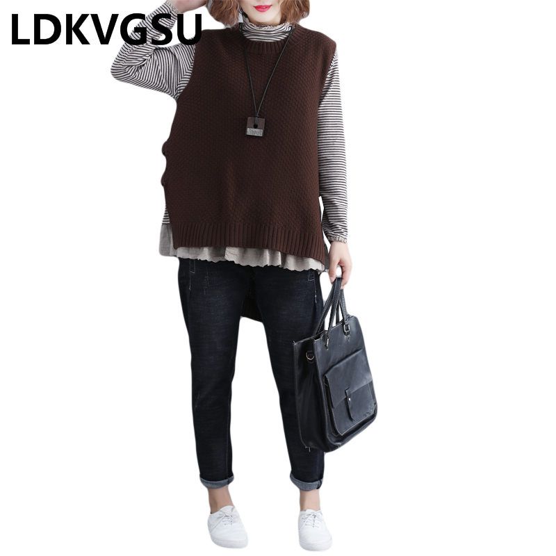 oversized sweater vest