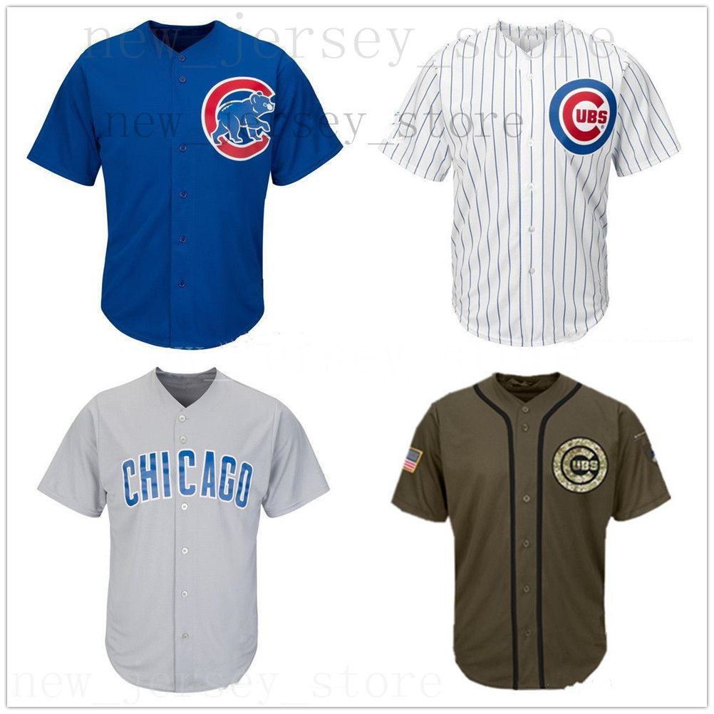 cubs jersey no name