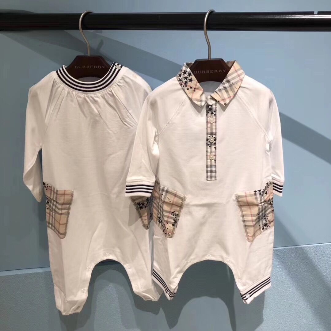 burberry romper baby boy