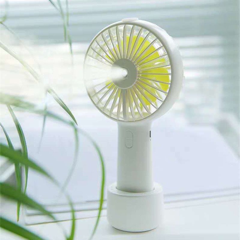 electric fan with water spray