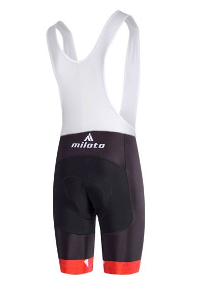 red cycling bib shorts