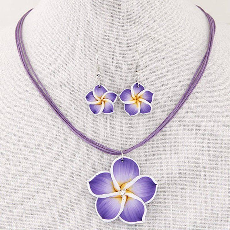 Acheter Collier Pendentif Bleu Doux Fleur Collier Cadeau De Noel Des Enfants Bebe Fille Cadeau De Noel Boucles Doreilles Ensemble De Cadeau Danniversaire Enfants De 4 33 Du Nyk4 Fr Dhgate Com