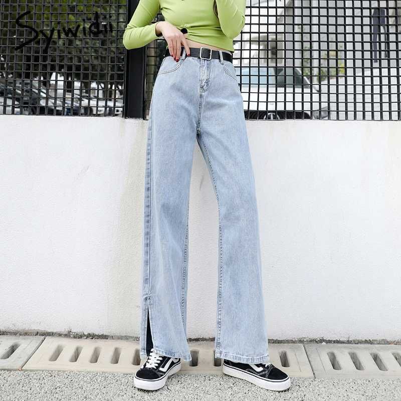 slit jeans