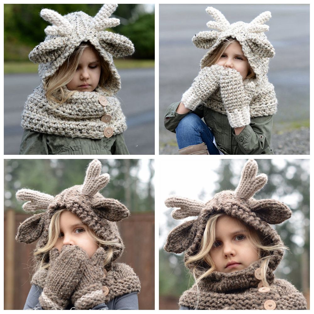 hat scarf and gloves set 1 year old