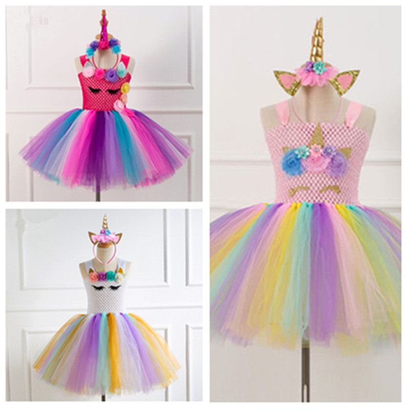 unicorn headband and tutu