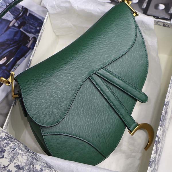 Quality Genuine Leather Fashion Saddle Bag Luxury Classic ...