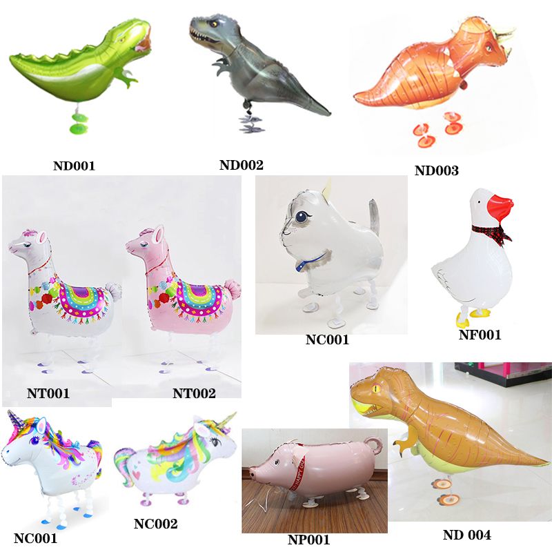 Kids Walking Pet Children Toy Frog Balloon Helium Balloon Party Decoration