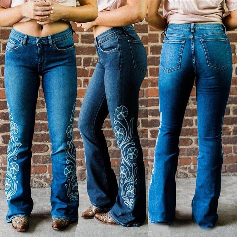 jeans con botas vaqueras mujer