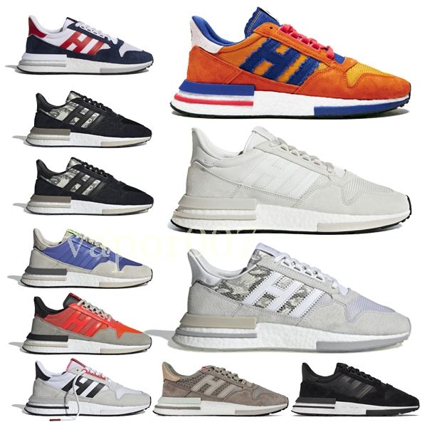 construir Año Nuevo Lunar himno Nacional adidas Con caja 2019 nueva calidad ZX 500 RM mastermind Son Goku Core Negro  blanco zapatos