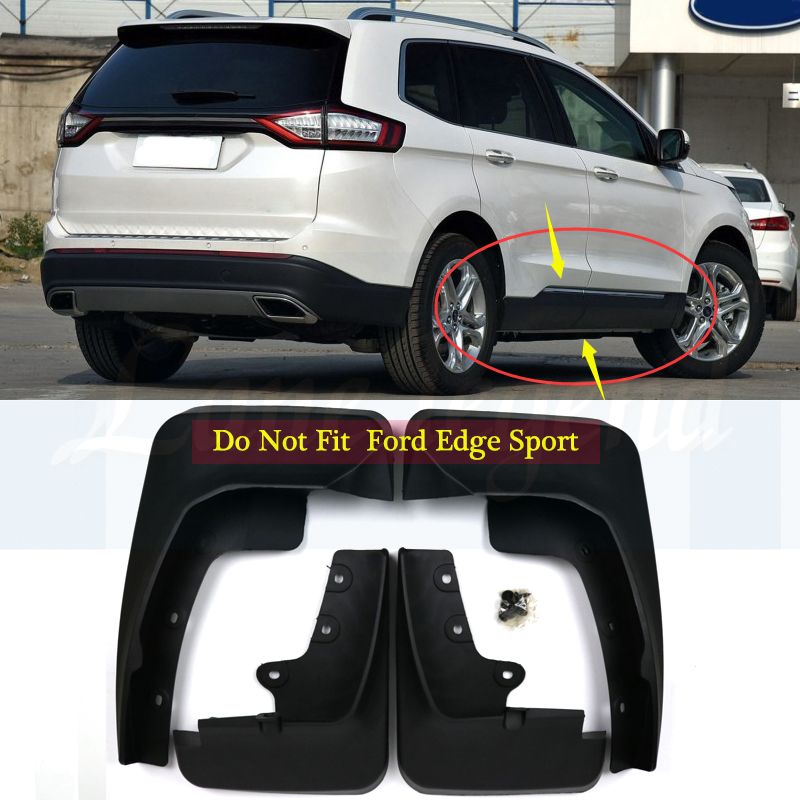 4Pcs Car Mud Flaps Splash Guard Mudguard Fender for 2015 2016 2017 Ford Edge 4Pcs Car Mud Flaps Splash Guard Mudguard Fender for 2015 2016 2017 Ford Edge