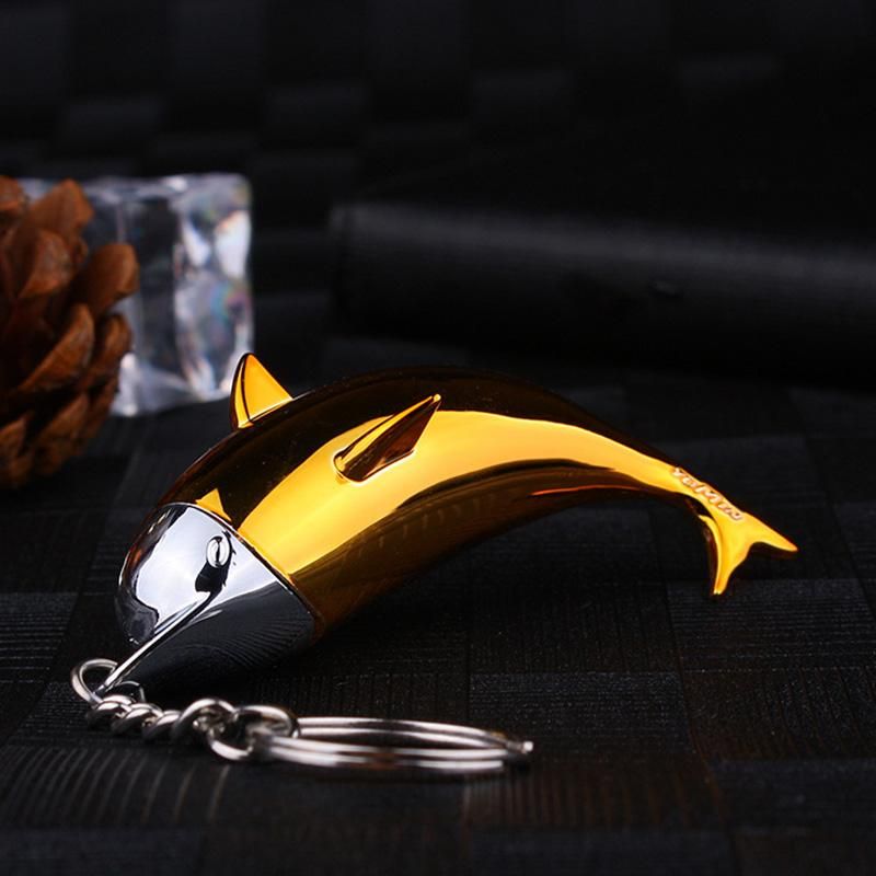 2020 Keychain Lighter Creative Portable Dolphin Shaped Cute Gas