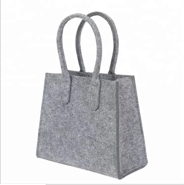 Войлочная подарочная сумка-серый