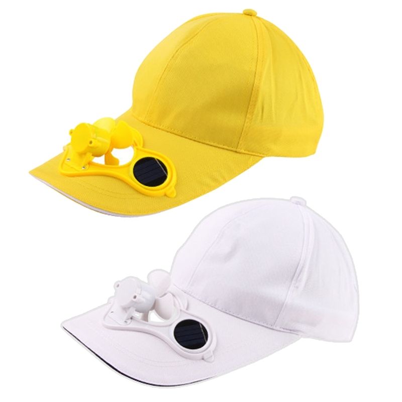 solar powered fan hat