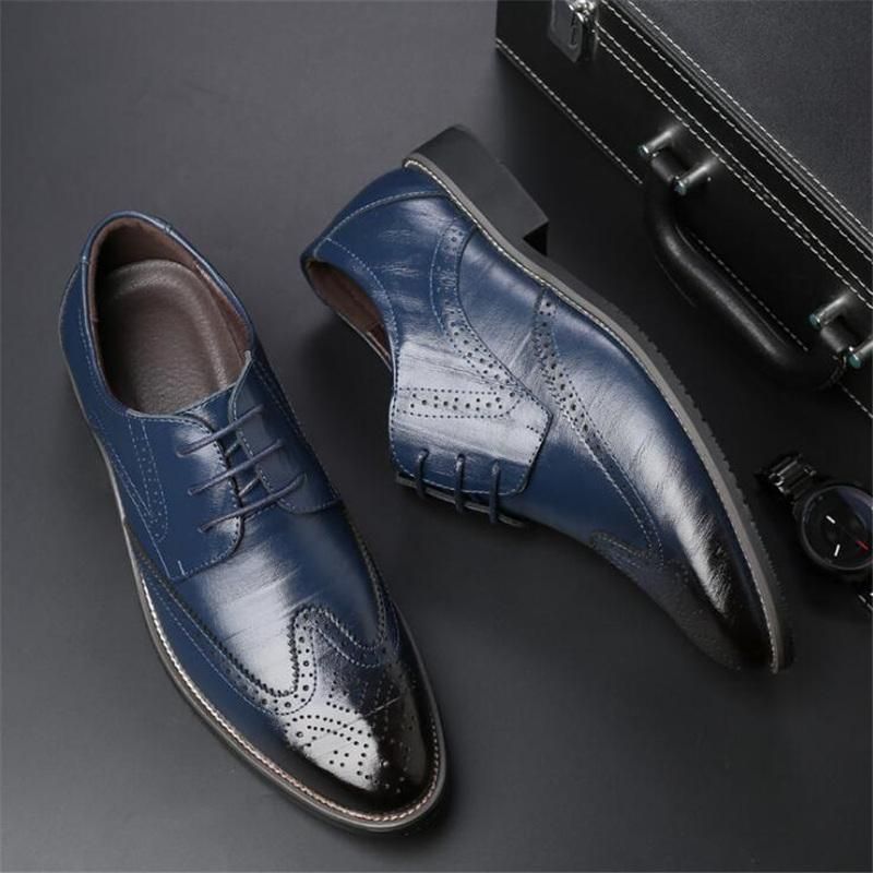 Acquistare Le Migliori Marche Di Scarpe Da Uomo Italiane Italiane In Pelle  Verniciata Di Vernice Di Lusso Sono Le Scarpe Oxford Le Scarpe Da Uomo A  Punta 38 48 Economico | Consegna