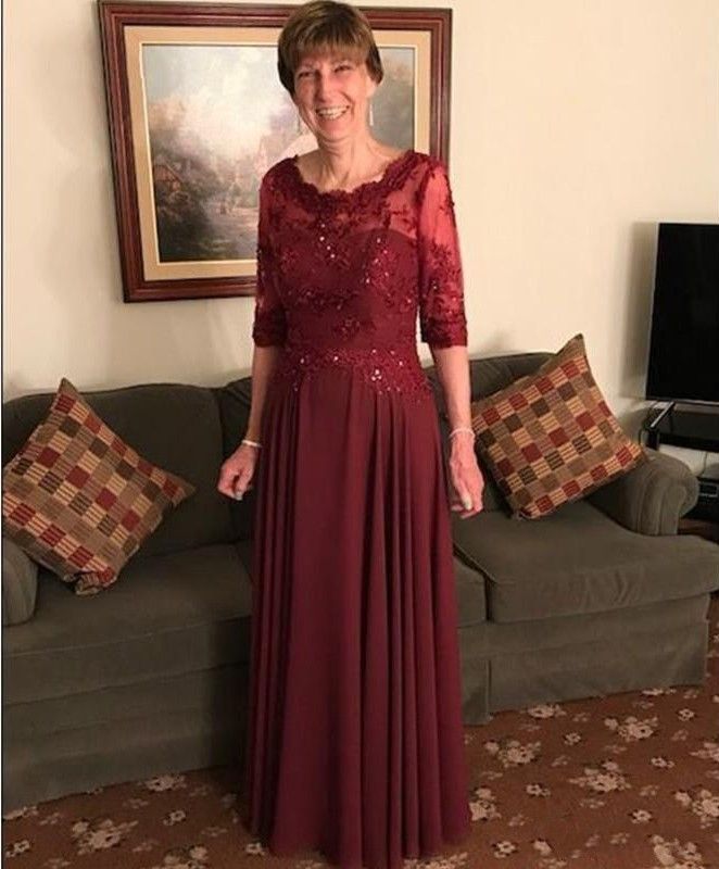 Bride Dresses Half Sleeve Floor Length 