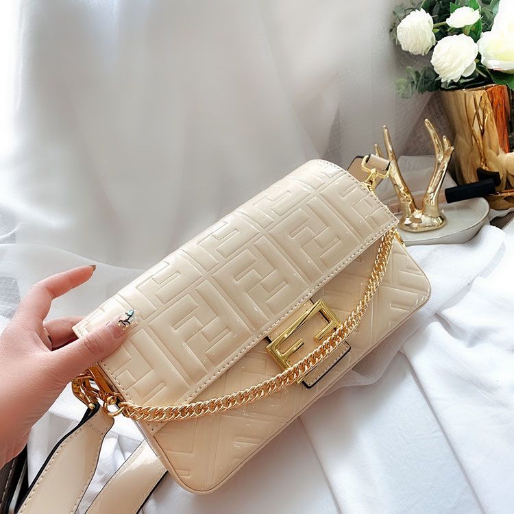 white designer cross body bag