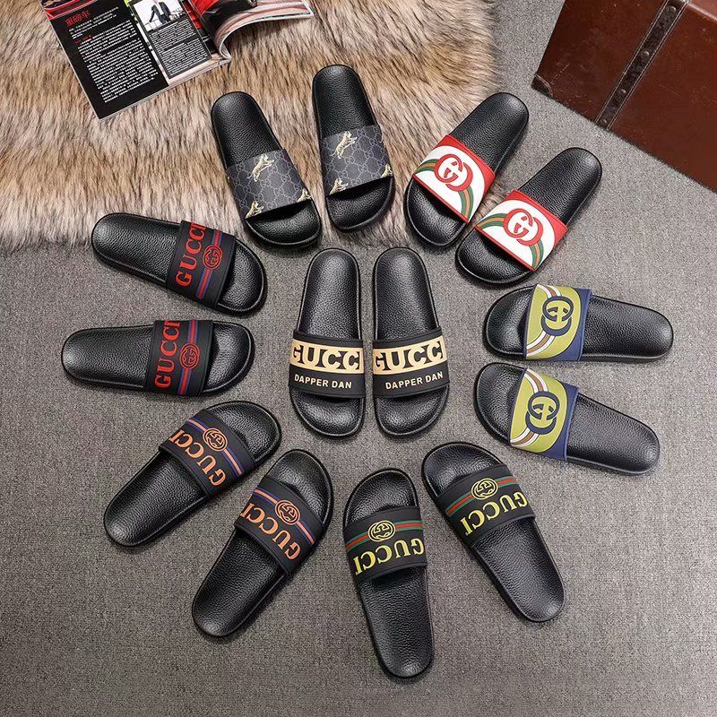 gucci dapper dan flip flops