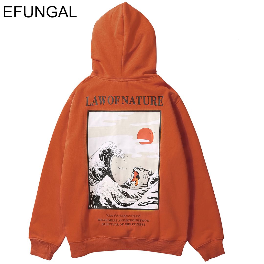 2019 Spring Hoodies Hooded Sweatshirts Men Hip Hop Lover Streetwear Red Letter Print Black Hoodies
