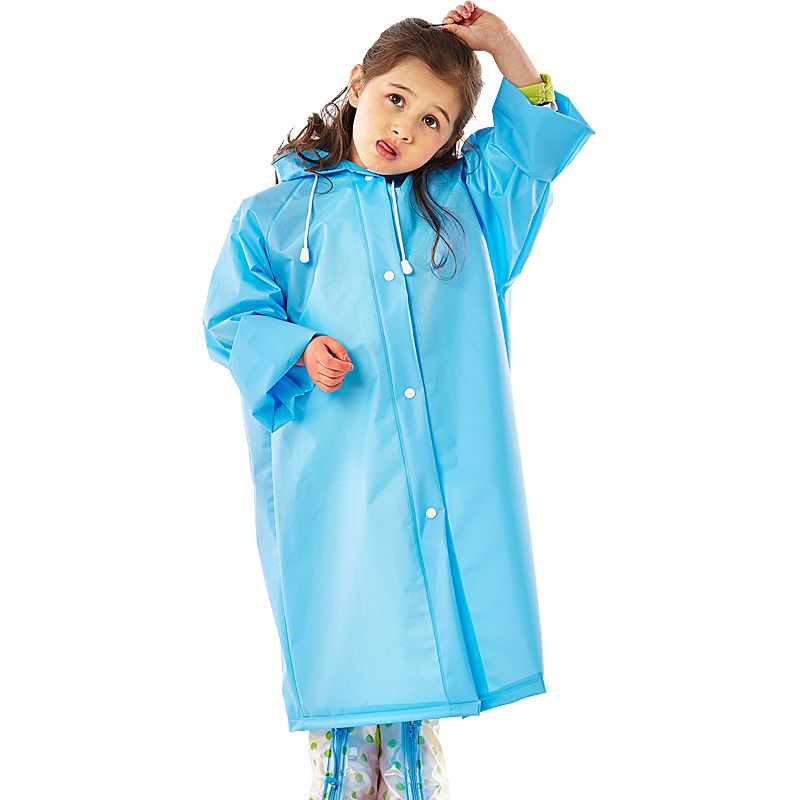 Girls Boys Baby Kids Raincoat EVA 