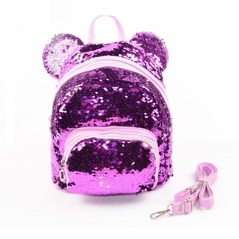 Glitter mujer lentejuelas mochila adolescentes viajes viajes gran capacidad mochilas bolsas bling rucksack niños escolares bagpack y190627