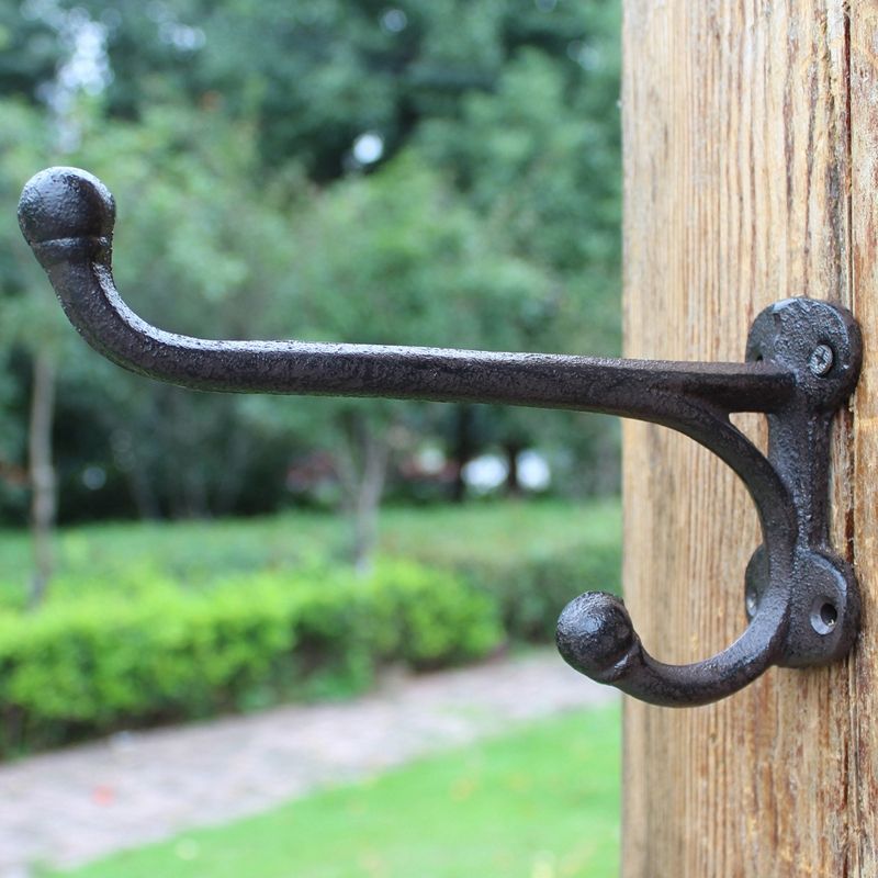 cast iron hat and coat hooks
