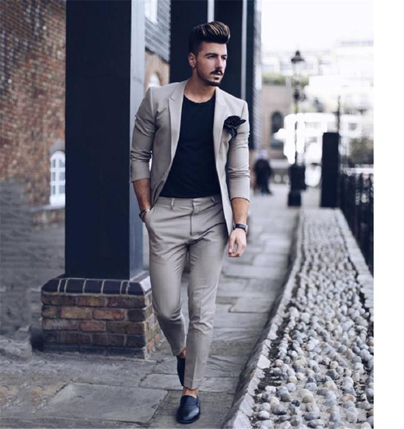 Shop Mens Suits \u0026 Blazers Online, Two Piece Men Suit With Pants Smart Casual  Street Jacket Slim Fit Tuxedo Suits For Wedding Groom Costume Men Blazer  Custom Made With As Cheap As