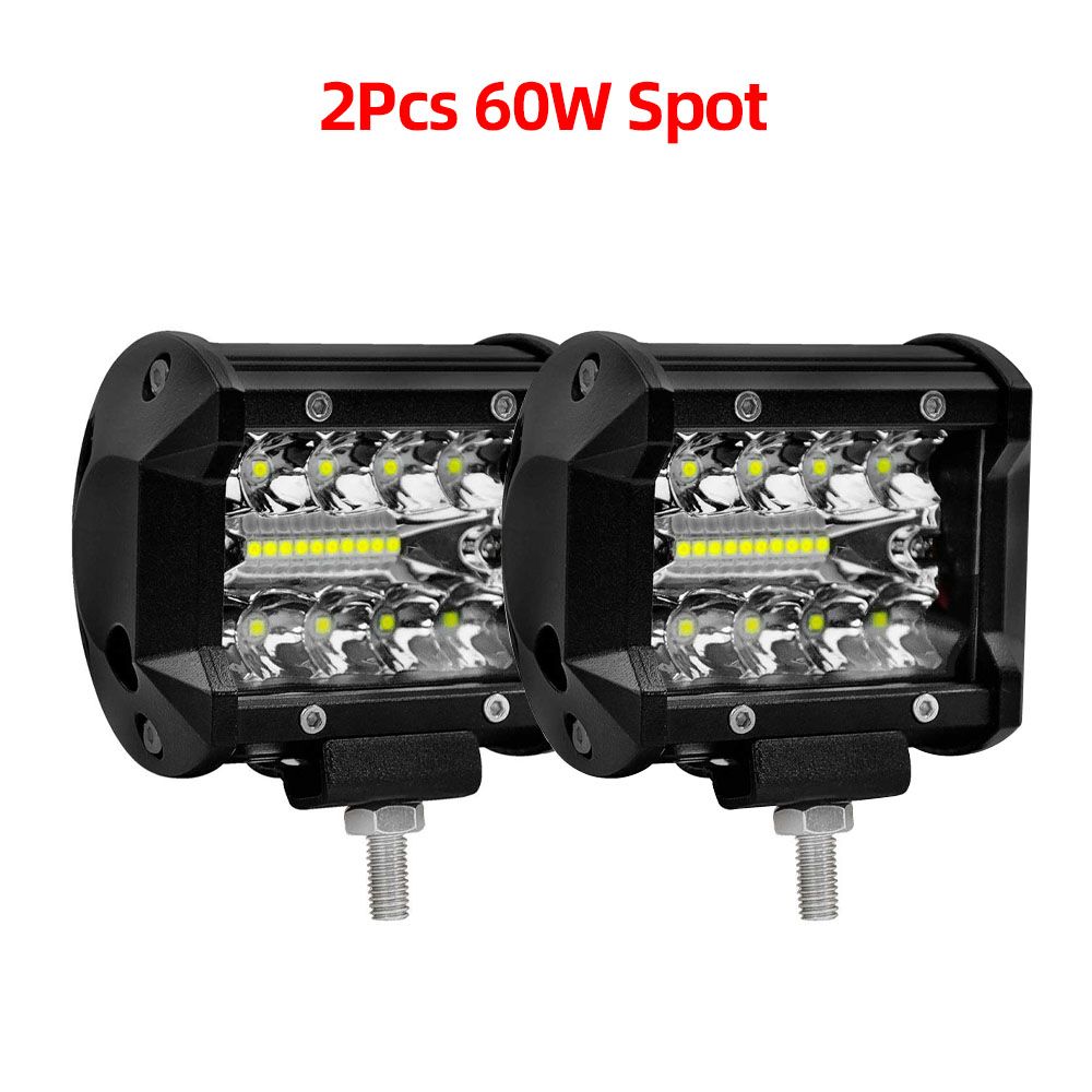 2pcs mini 60w spot