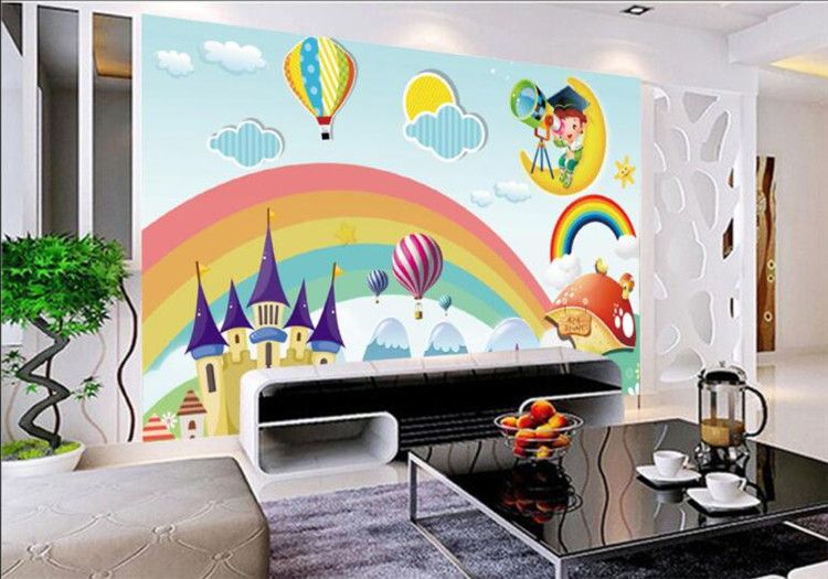 Grosshandel Benutzerdefinierte Wallpaper Kinderzimmer Wandbild