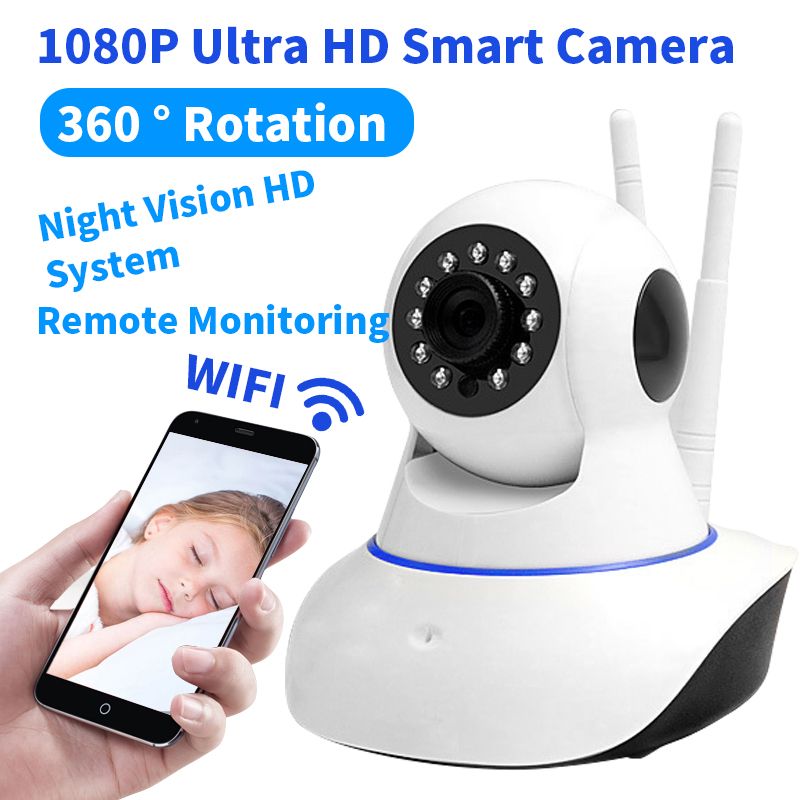 Home Office Security HD IP Camera Wireless CCTV Surveillance Night Vision Camera