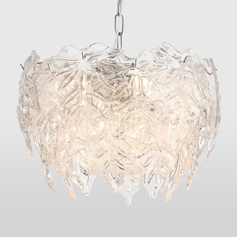 modern leaf chandelier