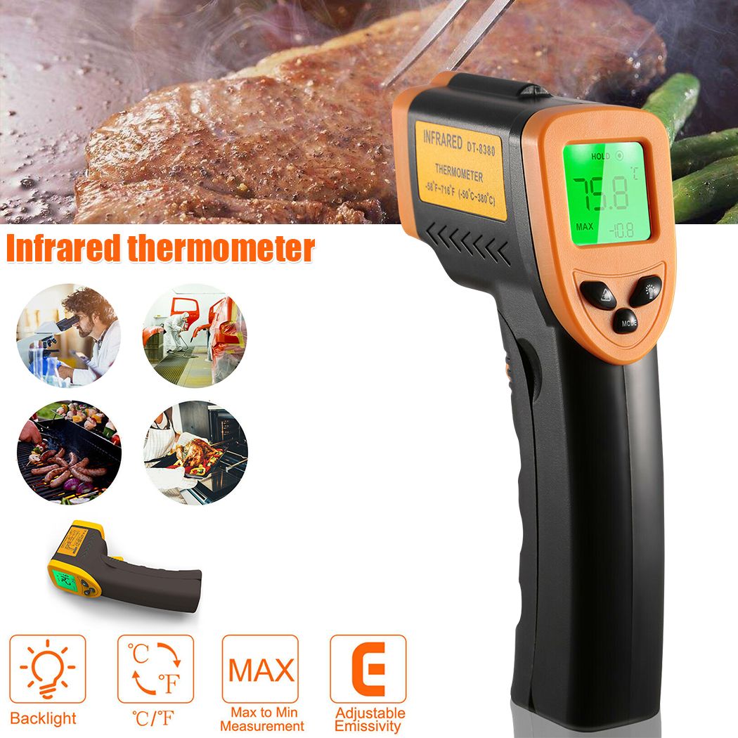 2021 Infrared Thermometer Household Home 50C 360C 58F 680F Temperature