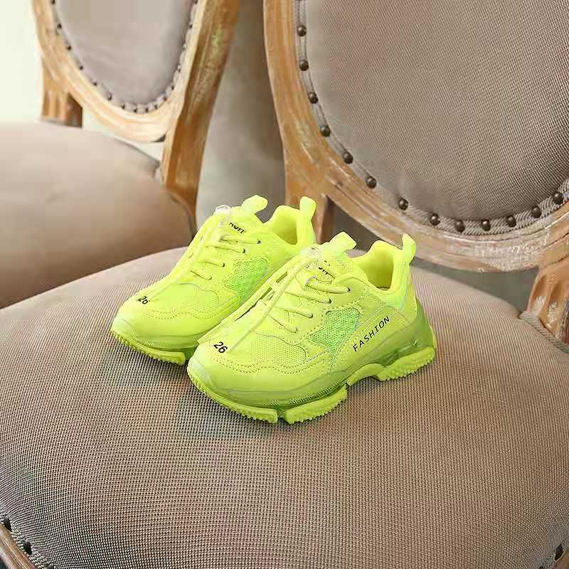 neon colour sports shoes