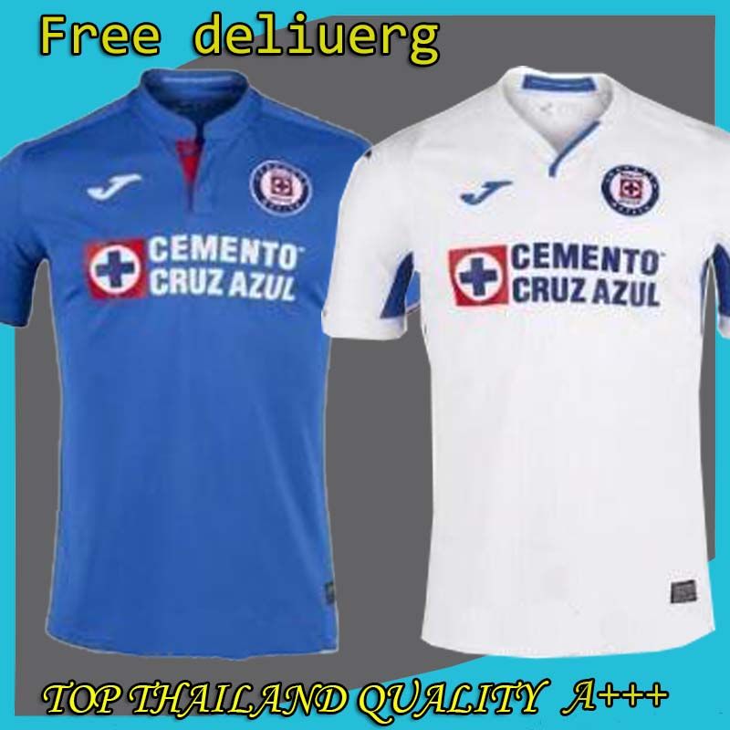 2020 Thailand Quality 2019 2020 Mexico Club Cruz Azul Liga MX Soccer Jerseys 19/20 Home Blue ...