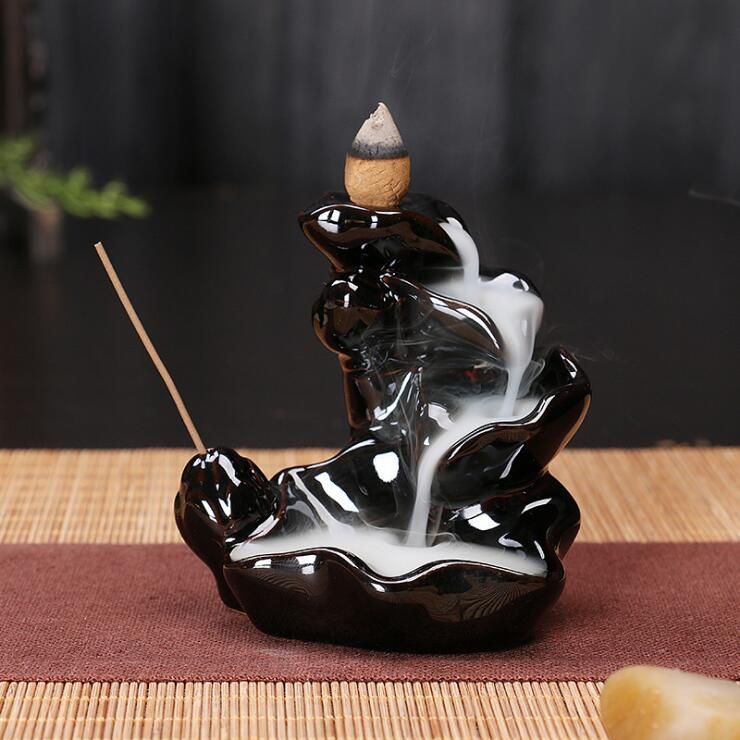 Backflow Buddhist Incense Lamps Made Of Ceramics Multiple Styles Joss