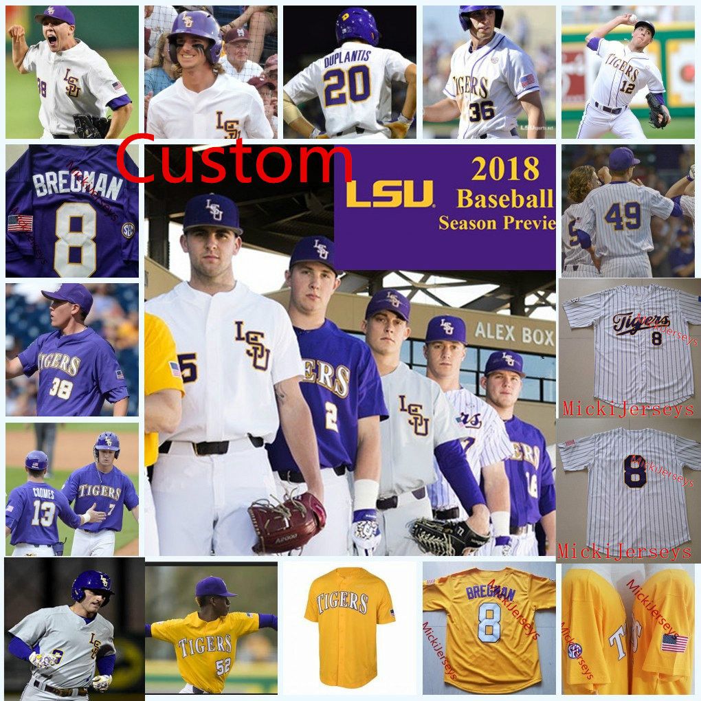 custom lsu baseball jersey