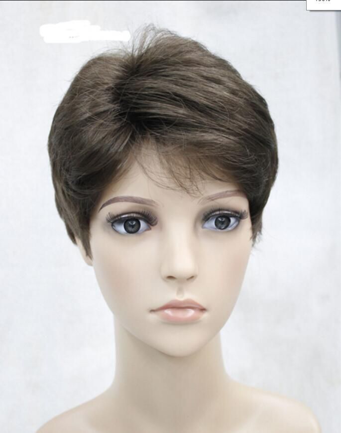 Wig Fashion Light Chestnut Brown Short Women Ladies Daily Hair