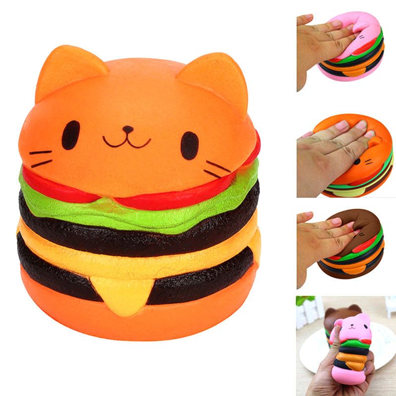 cat burger squishy