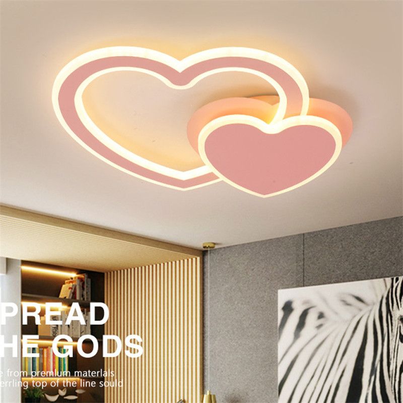 2019 Love Macarons Bedroom Ceiling Lamp Simple Modern Led Ceiling