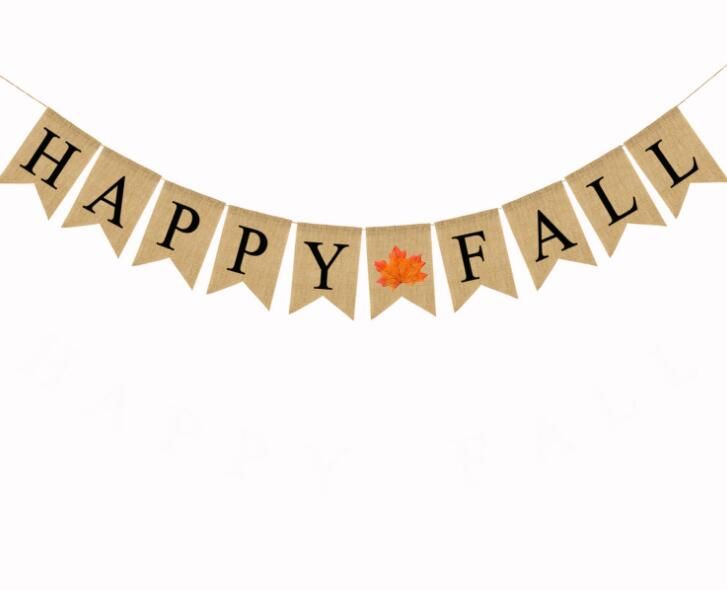 2019 Vintage Thanksgiving Decorations Hanging Happy Full Paper