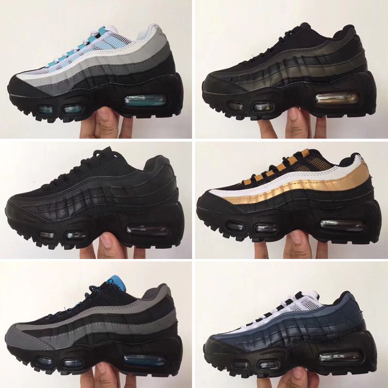 Venda Por Atacado De Gênero Nike Air Max 95 Miúdos Do Bebê Marca Clássico  Runnning Sapatos OG Aniversário Meninos Meninas Sapato Esportes Triplo  Preto Crianças Designer Tênis Tênis Formadores A $167,62 | DHgate.Com