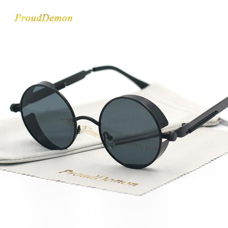 steampunk round glasses
