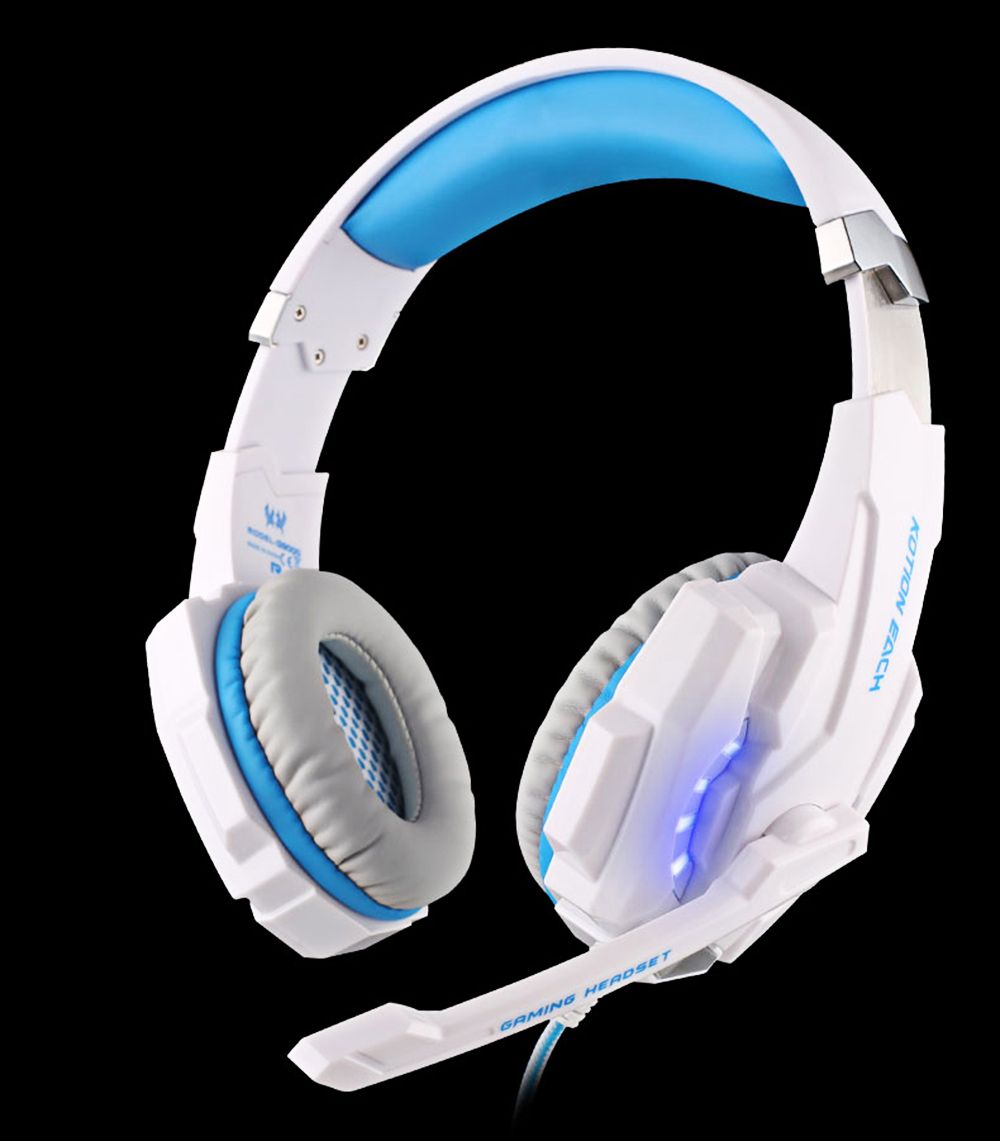 Kotion ogni G9000 cuffie da gioco cuffie Stereo da gioco per bassi profondi  con microfono luce a LED per PC Laptop + Mouse da gioco + Mouse Pad|game  headset|headset eacheach g2000 -