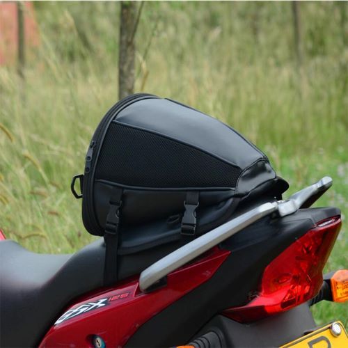 For Universal Motorcycle Tail Bag Seat Backpack Saddle Bag Rear Seat