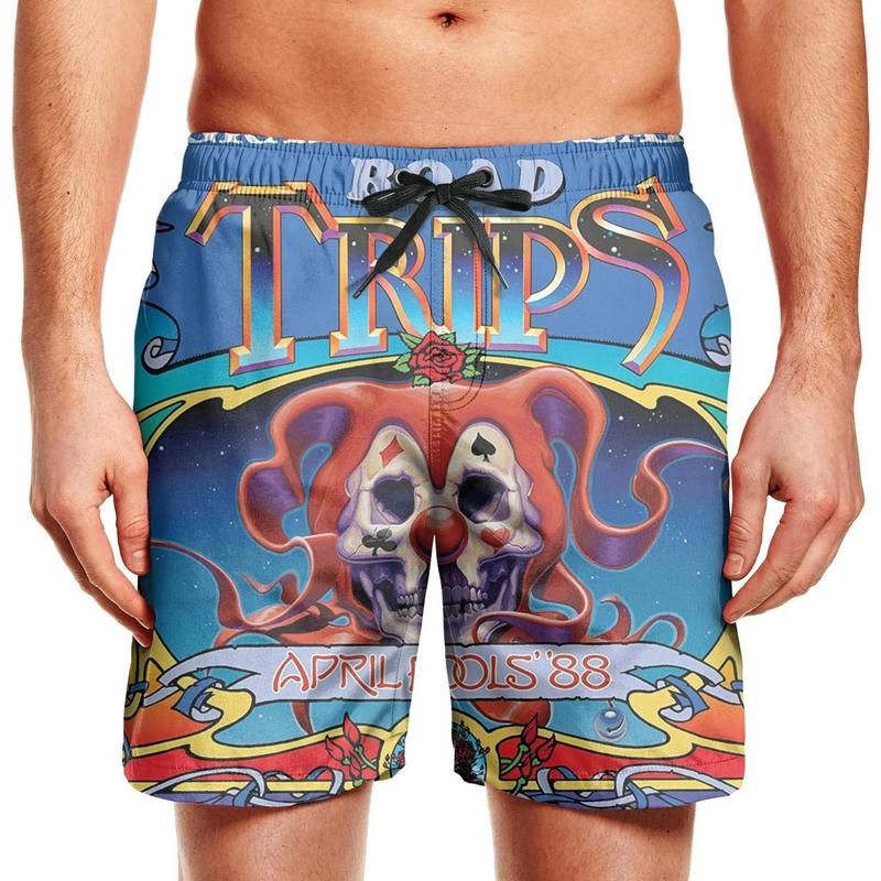 grateful dead swim trunks