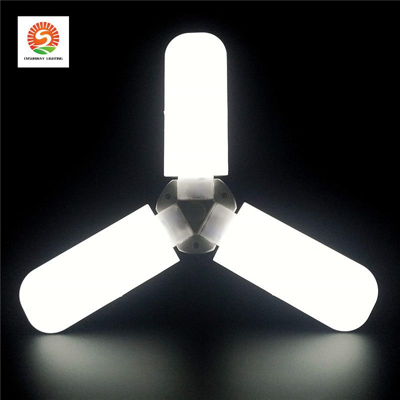 2019 Led Garage Lights Super Bright 45w Daylight Light Bulbs 4000lm Deformable Garage Ceiling Led Shop Lighting For Garage Working Light From