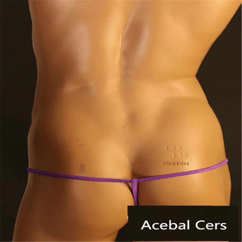 ACEBAL CERS 20187 Marca TM Sexy Ropa interior Gay Penis Bolsa Tangas Y G Strings Lencería Hombres Jockstraps Underwear Encantador