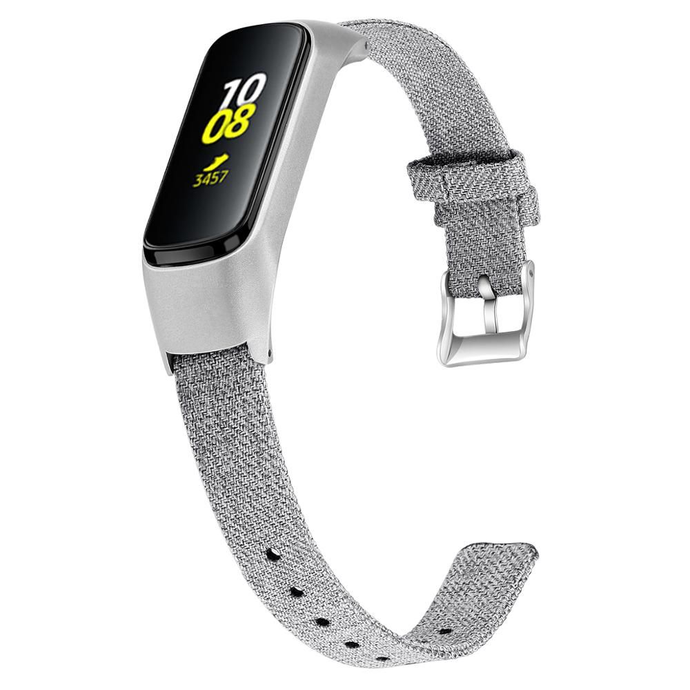 Compra Relojes Para Samsung Galaxy Fit E R375 Moda Reemplazo De Lienzo  Strap Strap + Metal Frame 94006 Barato | Entrega Rápida Y Calidad |  Es.Dhgate